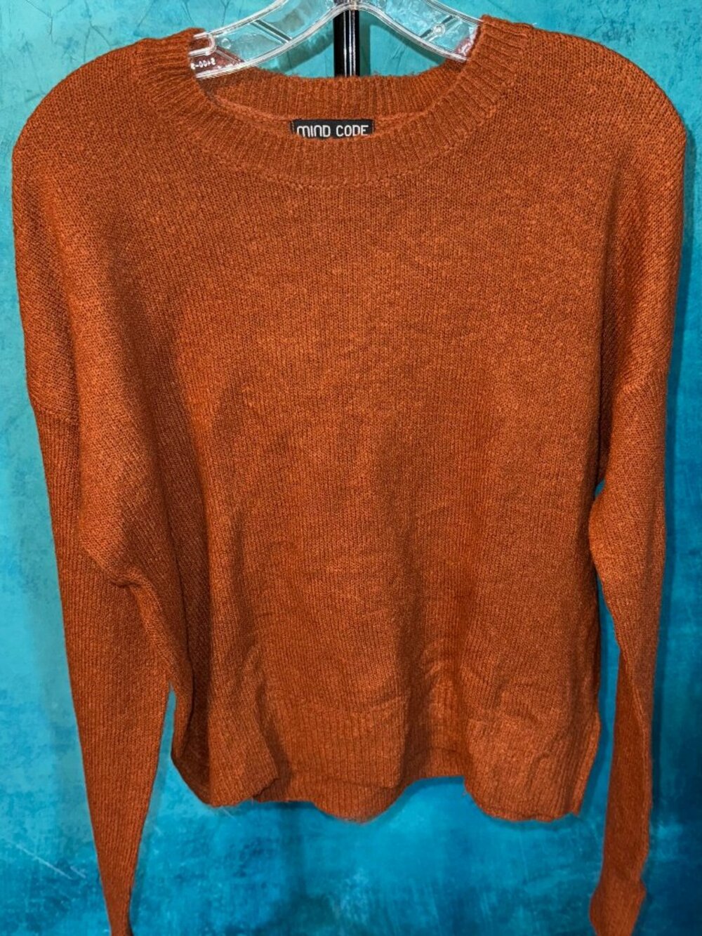 Mind Code Round Neck Long Sleeve sweater - women's